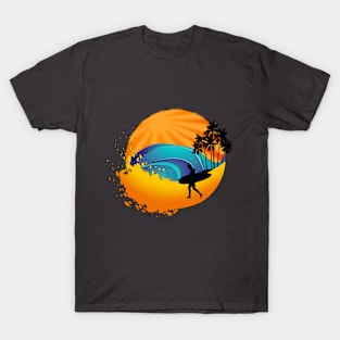 Surfer at Sunset T-Shirt